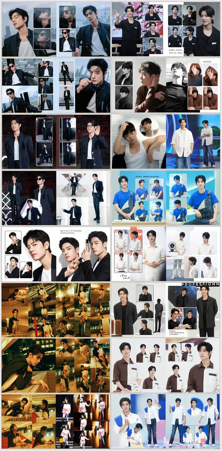 2024 Year Xiao Zhan Studio Weibo Photo Book Photo Album Memorial Magazine Album Star Customized Album Creative Gift