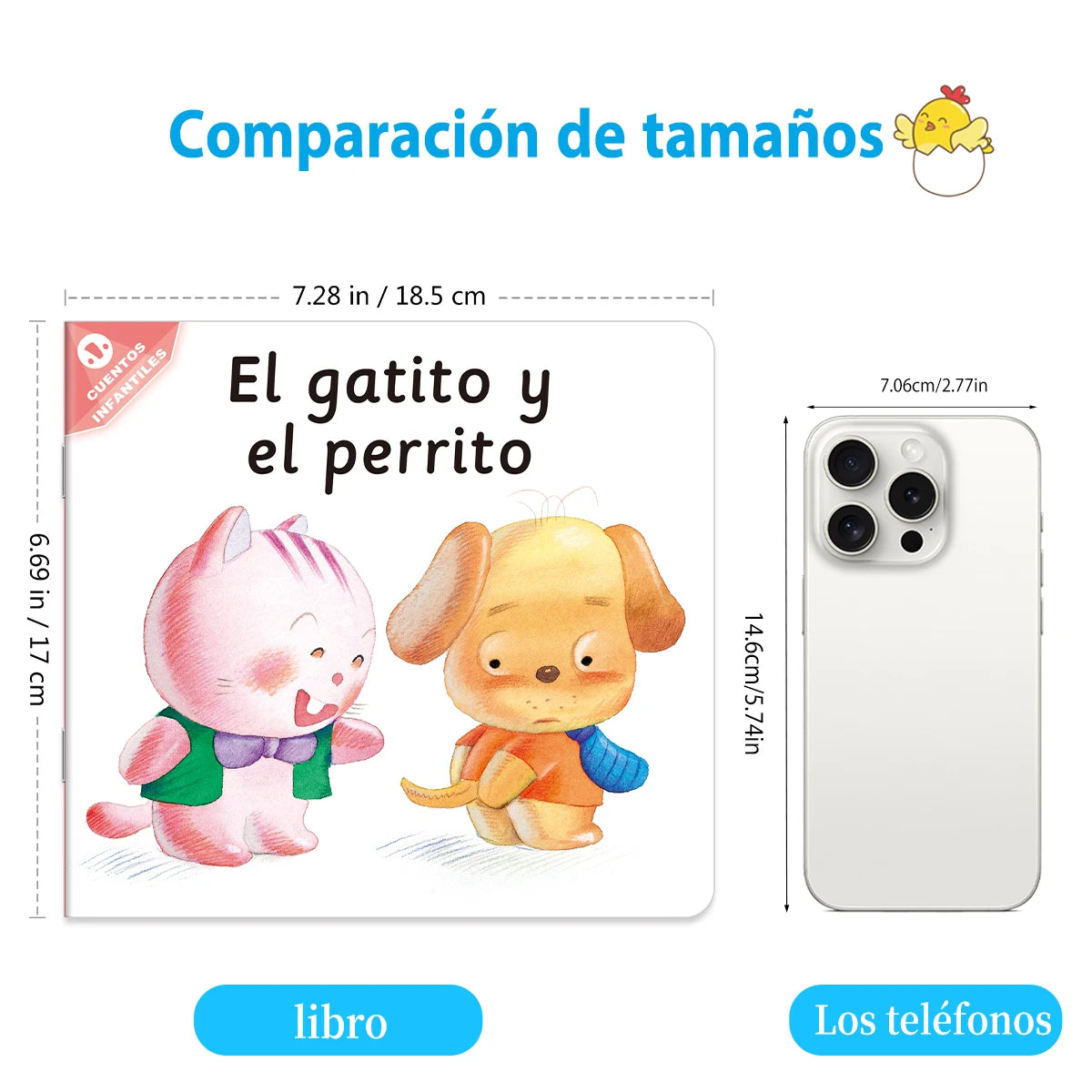 10PCS Spanish Infantile Fairy - Tale Books for Early Learning