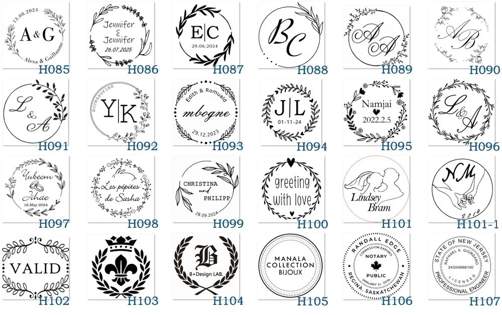 Embosser Stamp LOGO Customized Wedding Library Book Private Seals Customization Envelope Party Invitation Embossing Stamps DIY