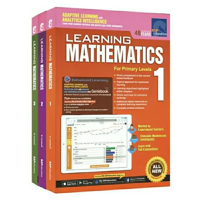 6 Books/Set SAP Learning Mathematics Book Grade 1-6 Children Learn Math Books Singapore Primary School Mathematics Textbook