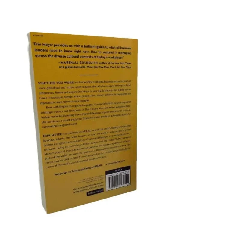 The Culture Map By Erin Meyer Decoding How People Think,Lead and Get Things Done Paperback Book in English