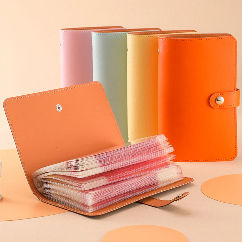 Saving Money Book 50 Sheets 18.5cmX12.5cm Waterproof PU Leather