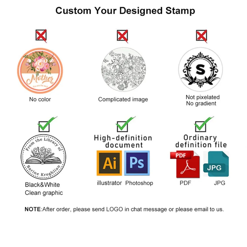 Embosser Stamp LOGO Customized Wedding Library Book Private Seals Customization Envelope Party Invitation Embossing Stamps DIY