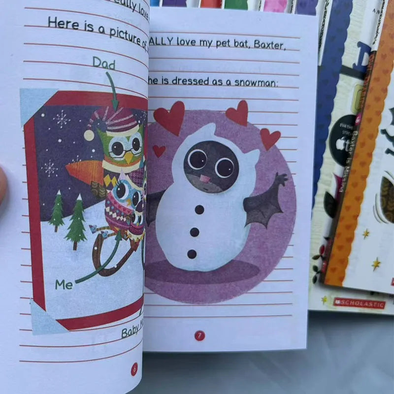 19 Books/Set Owl Diaries English Colorful Picture Book Kids Early Education Childhood Learning Writing Diary Girls' Age 6-12