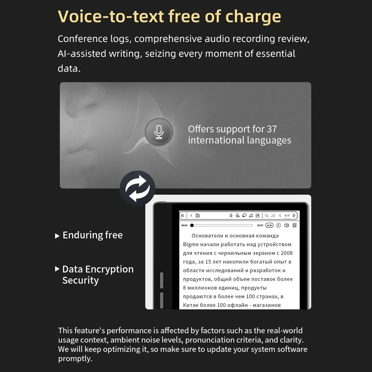 BIGME PocketNote Ebook Reader, 7-inch E-ink Screen ereader Tablet, Electronic Book e reader, support Google Play, kindle APP