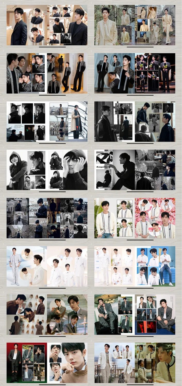 2024 Year Xiao Zhan Studio Weibo Photo Book Photo Album Memorial Magazine Album Star Customized Album Creative Gift