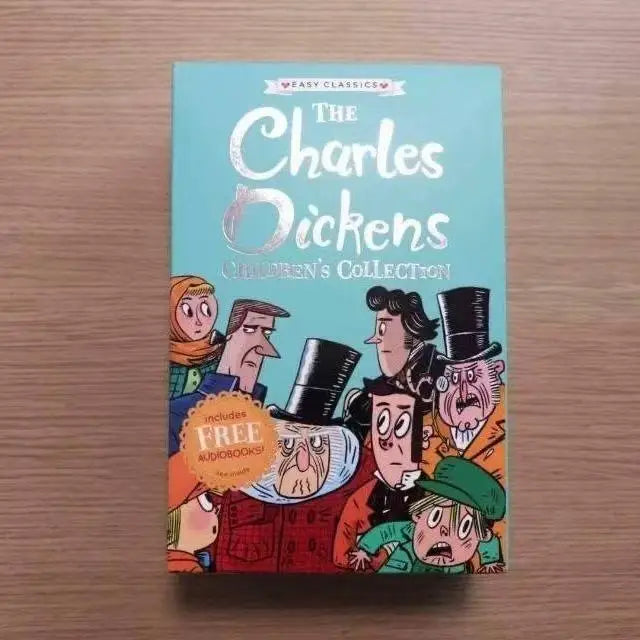 10 Book/set The Charles Dickens English Story Picture Books for Children Learn English Reading Books for 7-10 Year-Old Kids