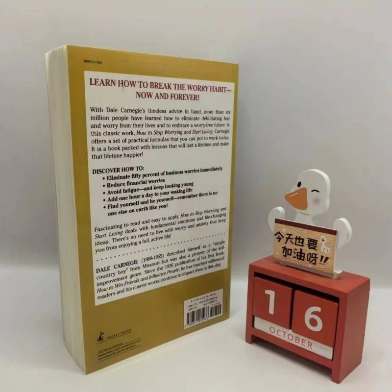 How to Stop Worrying and Start Living by Dale Carnegie - English Book for Stress Management & Overcoming Anxiety Self Help Guide