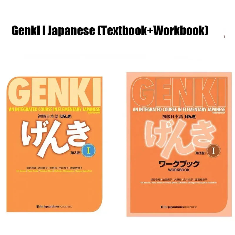 Genki 3rd Edition Learn Japanese Textbook Workbook Answer An Integrated Course in Elementary Japanese and English Book