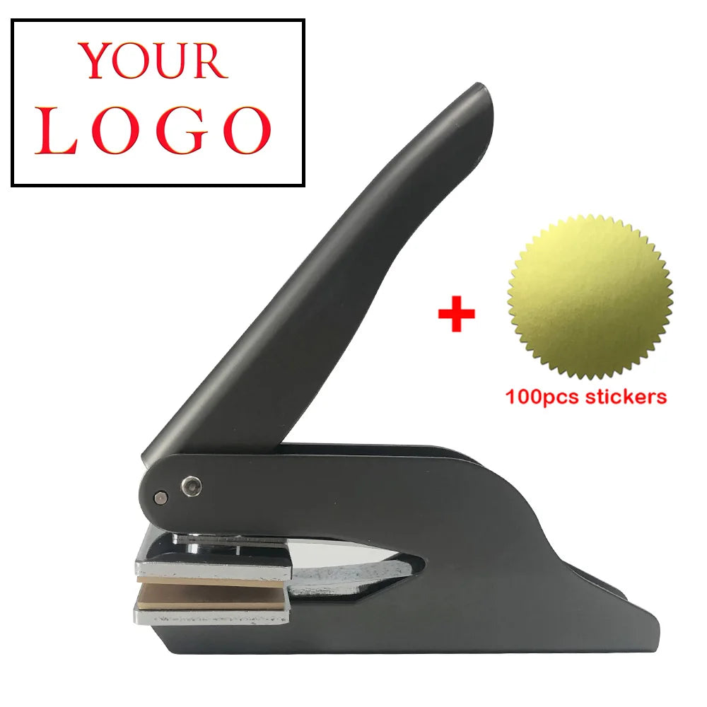 Embosser Stamp LOGO Customized Wedding Library Book Private Seals Customization Envelope Party Invitation Embossing Stamps DIY