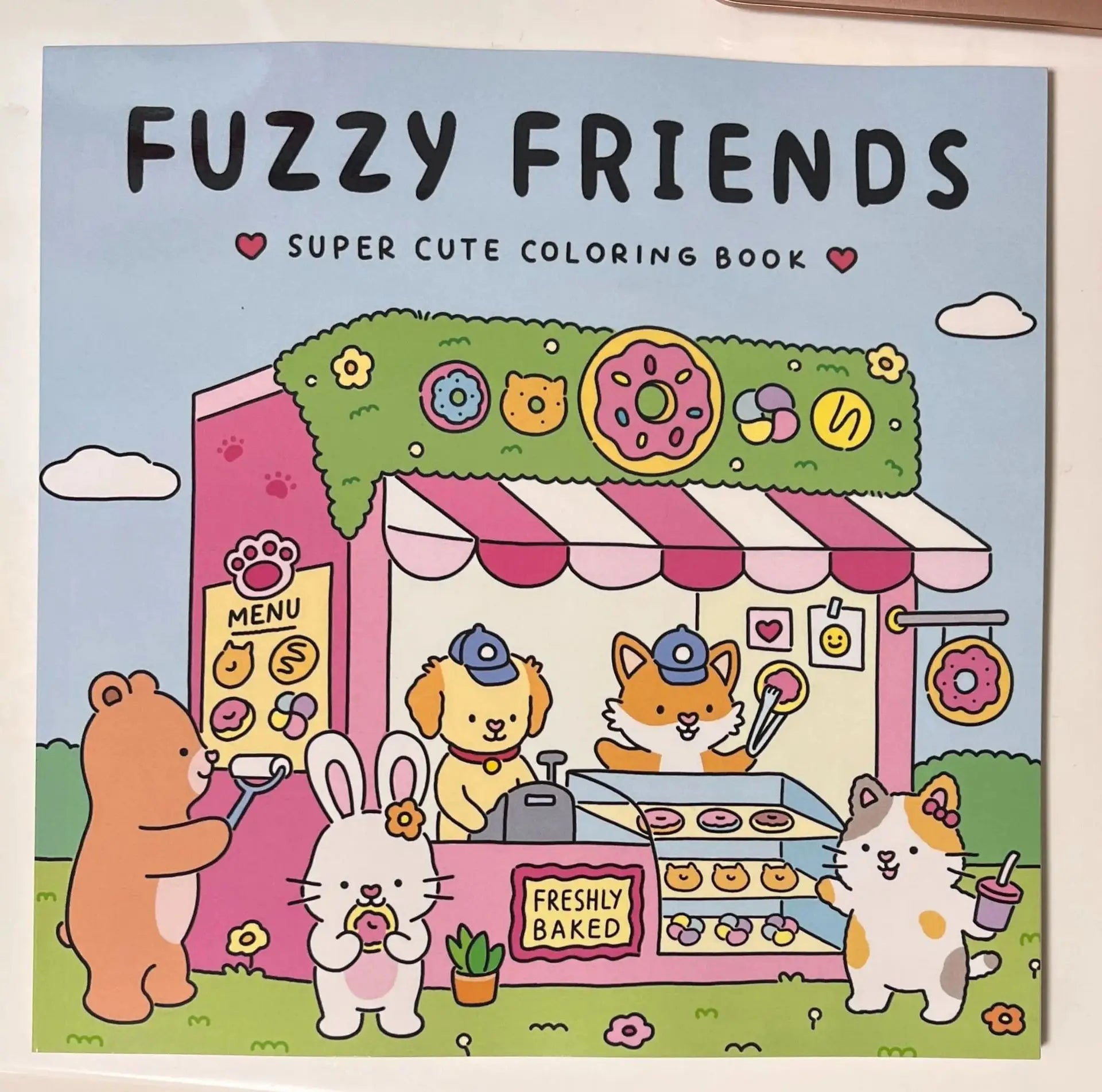 1/2Pcs Interesting Graffiti Coloring Book for Adults and Teens Featuring Adorable Creatures in Cozy Hygge Moments for Relaxation