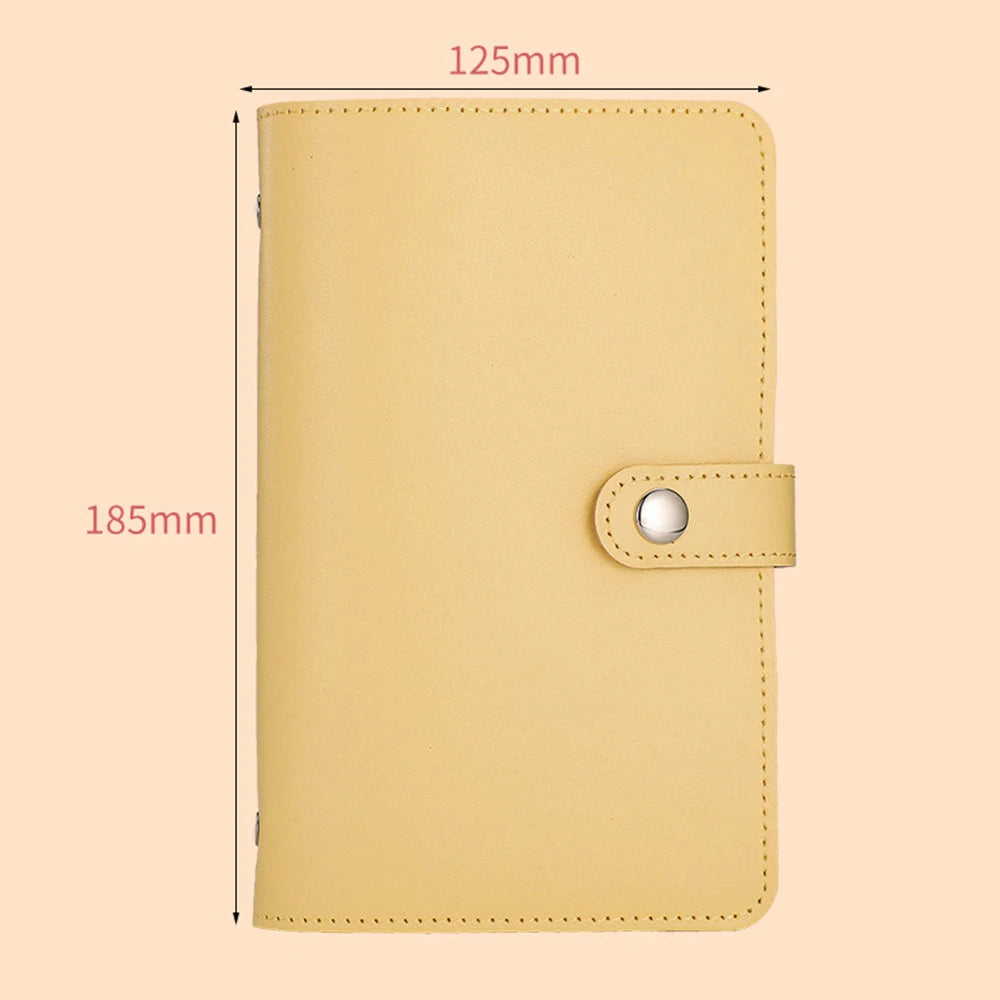 Saving Money Book 50 Sheets 18.5cmX12.5cm Waterproof PU Leather