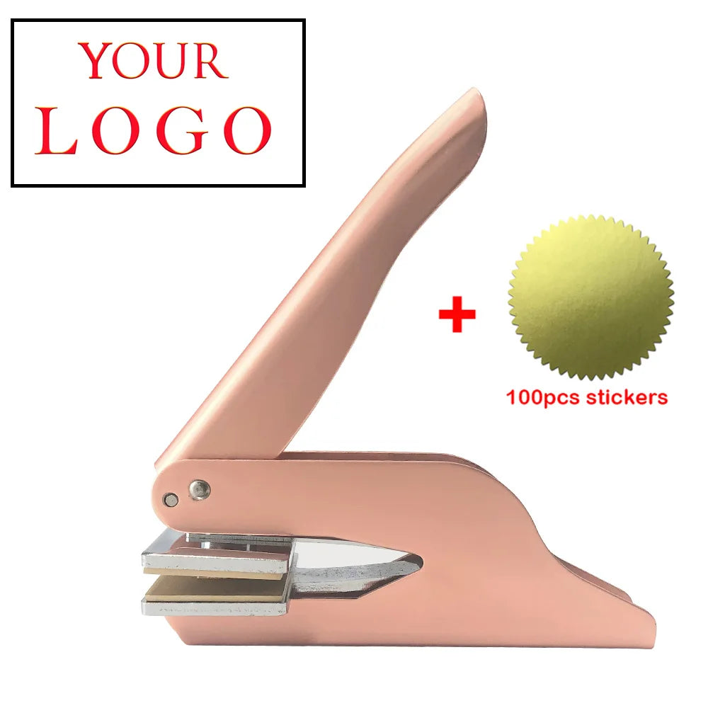 Embosser Stamp LOGO Customized Wedding Library Book Private Seals Customization Envelope Party Invitation Embossing Stamps DIY