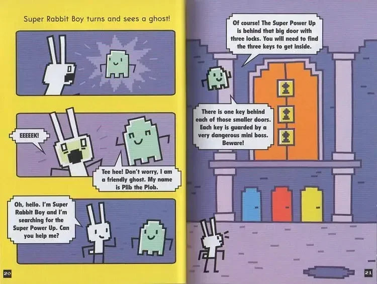 New 14 Books/set English Press Start!Super Rabbit Boy Reading Edition Scholastic Branches Children Cartoon for Kid Books