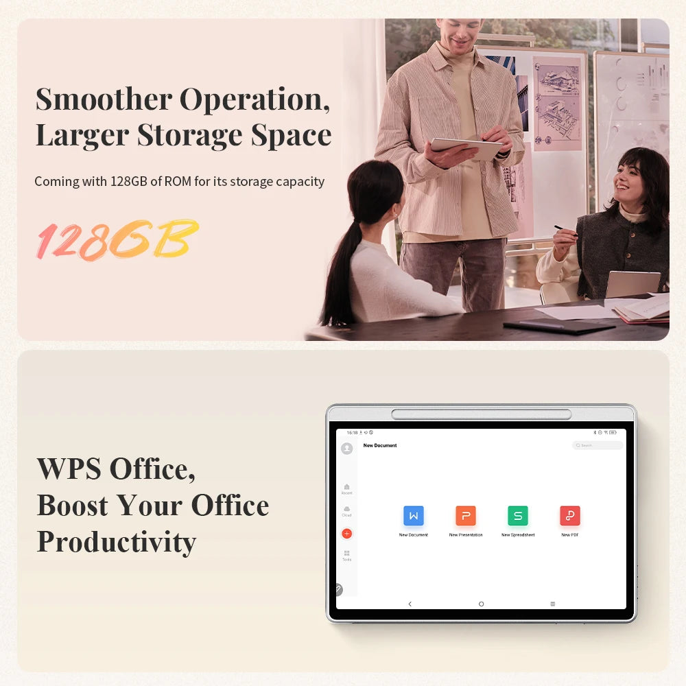 XPPen Magic Note Pad 3-in-1 Color Smart Note Book E-book Reader Android Tablet Ink Paper Light Nature Color 90HZ Refresh Rate