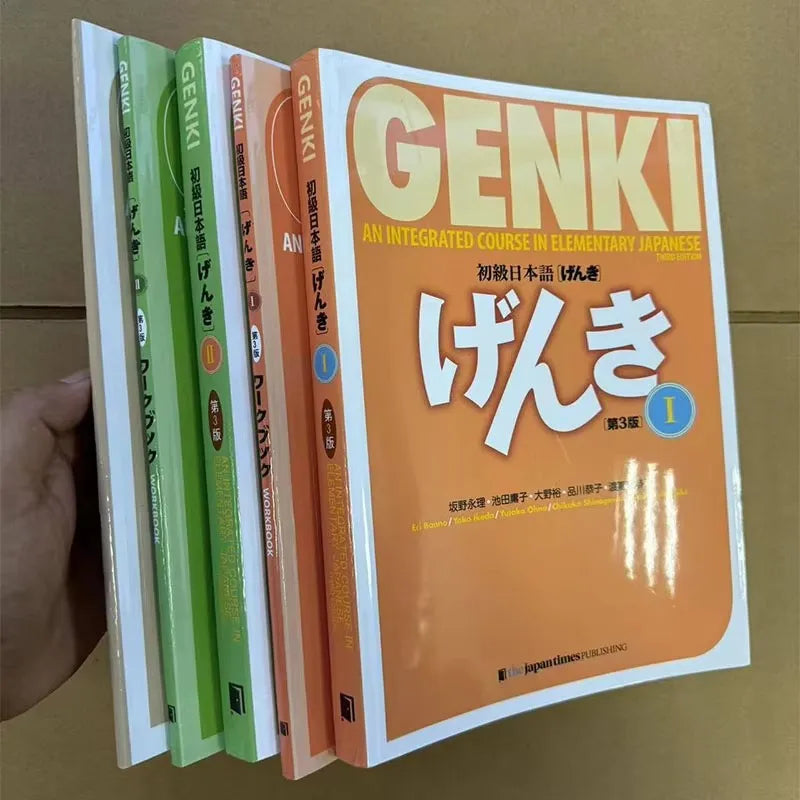 Genki 3rd Edition Learn Japanese Textbook Workbook Answer An Integrated Course in Elementary Japanese and English Book