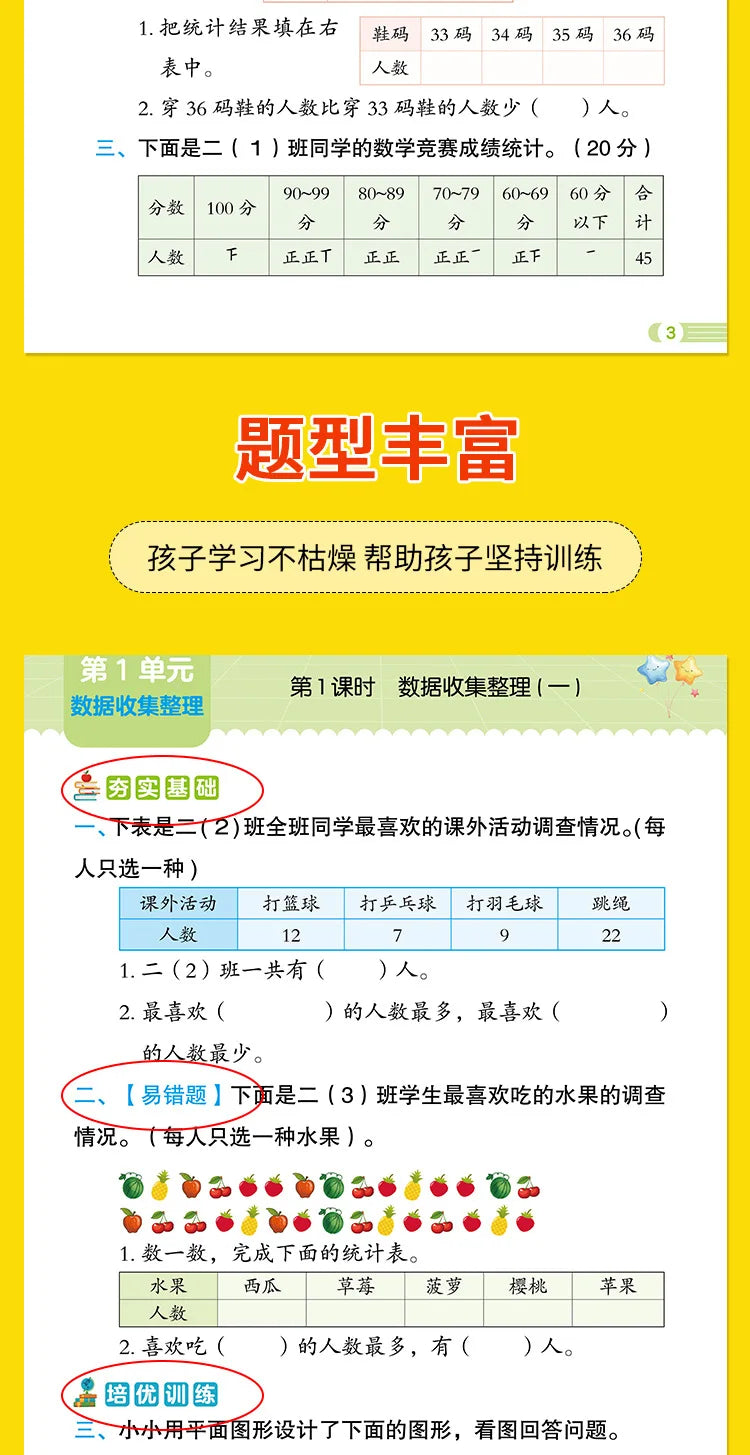 Primary School Synchronous Training, Chinese and Mathematics, People's Education Press Synchronous Exercise Book