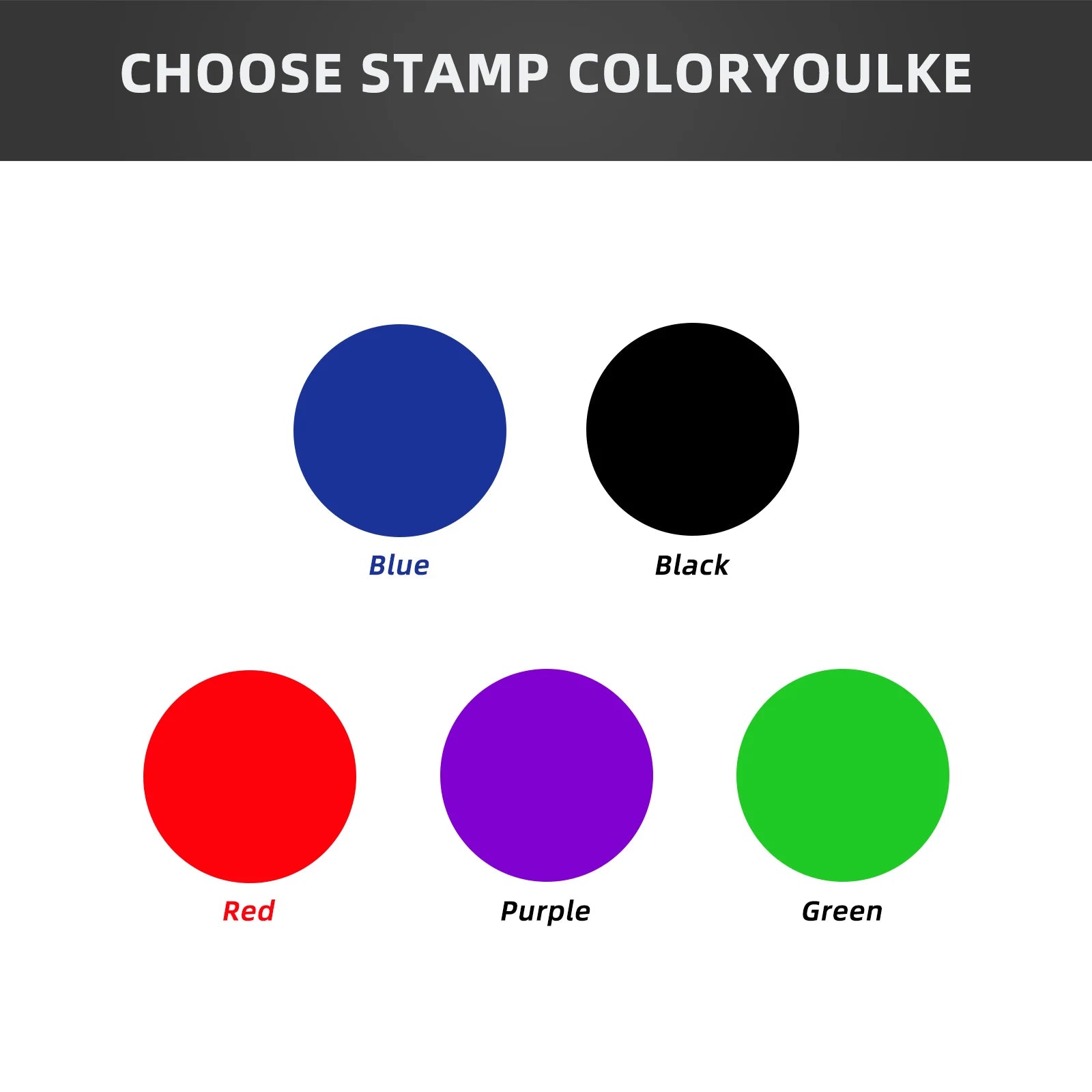 Customizable Self-Inking Stamps,Large Size Self Inking Custom Text Stamp,Choose from Many Fonts & 5 Ink Colors 