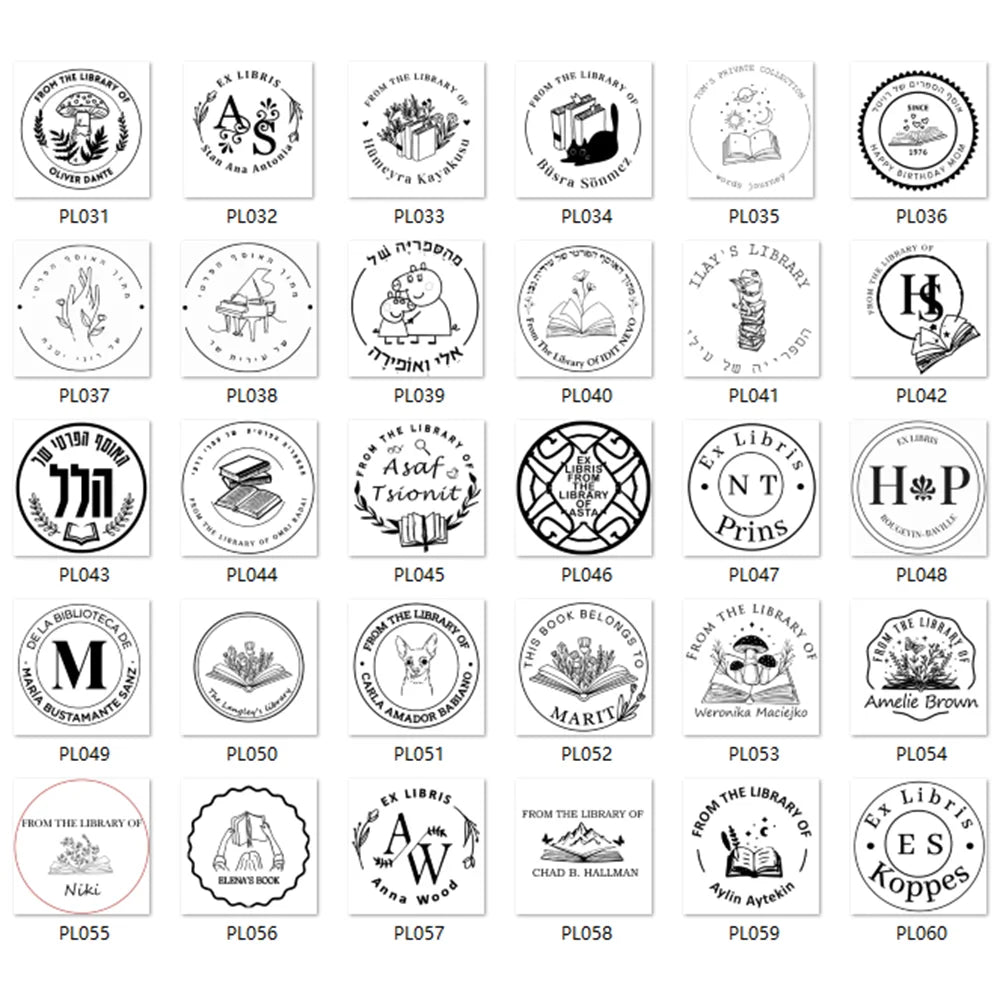 Customized Embossed Stamp Personalized Custom Book Embosser Seal Wedding Invitation Logo Customization Embossing Paper Stamps