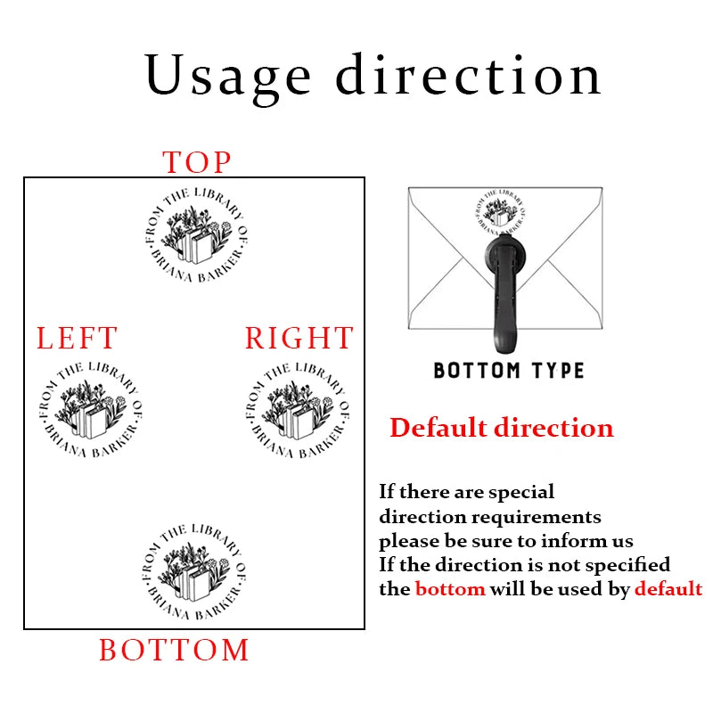 Customized Embossed Stamp Personalized Custom Book Embosser Seal Wedding Invitation Logo Customization Embossing Paper Stamps
