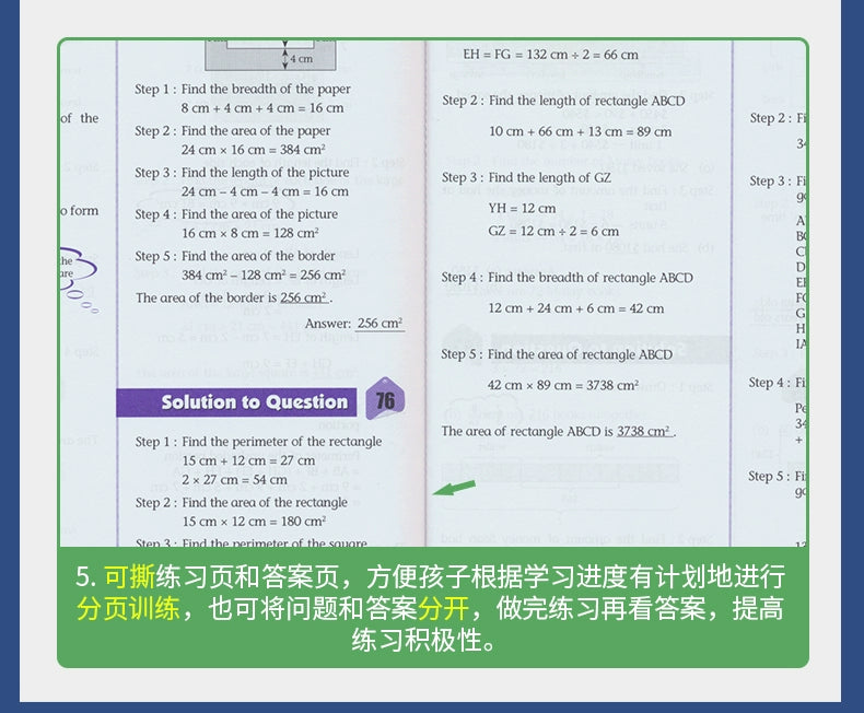 New 6 Pcs/Set 101 Challenging Maths Word Problems Books Singapore Primary School Grade 1-6 Math Practice Book