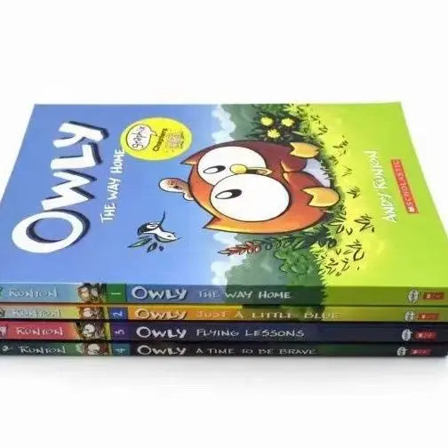 Big Eyed Owl Owly 4-volume set chapter bridge book English reading story picture book