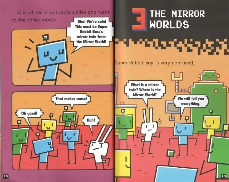 New 14 Books/set English Press Start!Super Rabbit Boy Reading Edition Scholastic Branches Children Cartoon for Kid Books