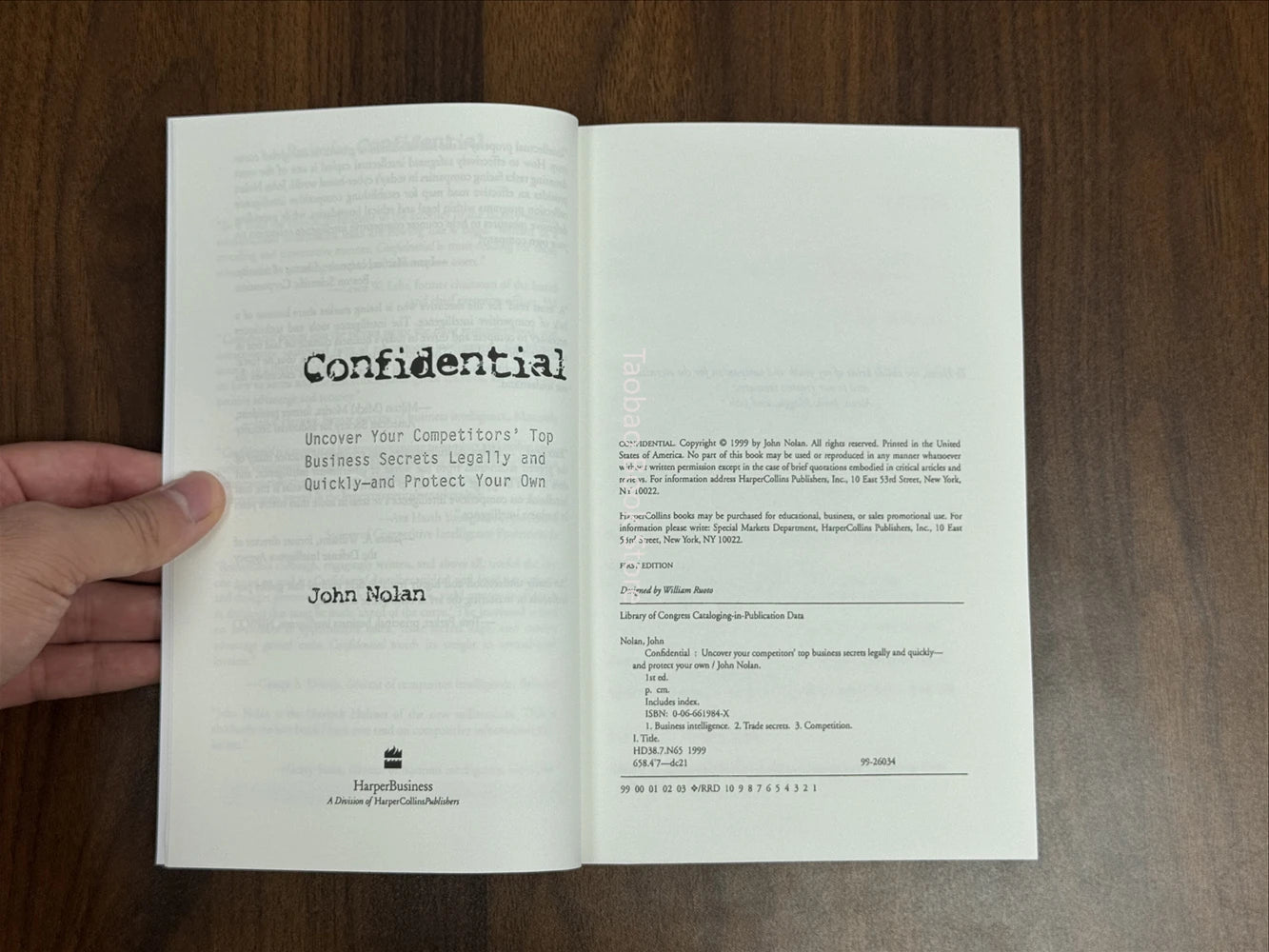CONFIDENTIAL By John Nolan | Business Intelligence & Competitive Strategy Book