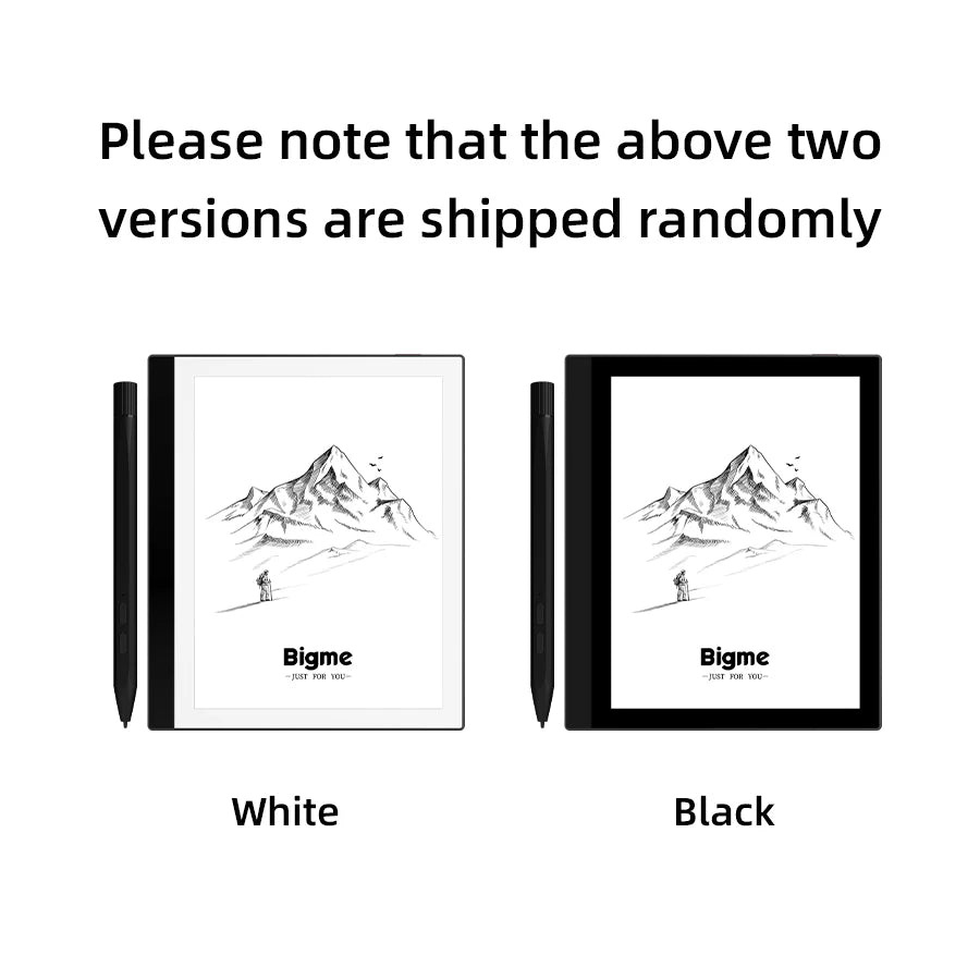 BIGME PocketNote Ebook Reader, 7-inch E-ink Screen ereader Tablet, Electronic Book e reader, support Google Play, kindle APP