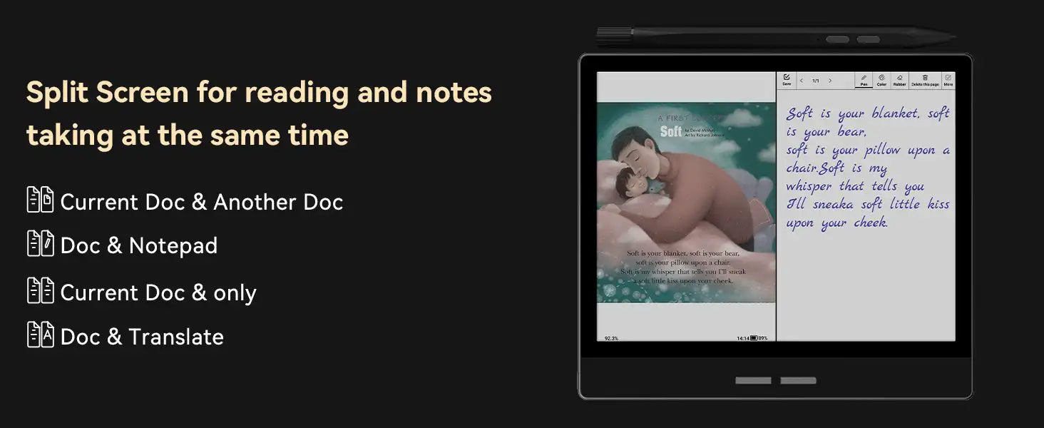 Bigme B751C 7-inch color eink screen e-book reader electronic paper book reading e Ink ebook ereader tablet