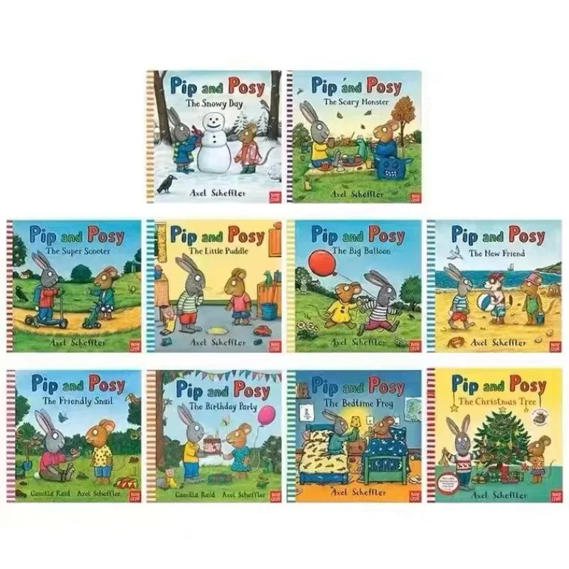 10 Books Pip and Posy  Click on The English Version of  To Provide Free Audio Support for "Little Da Ren Little Tadpole" Book