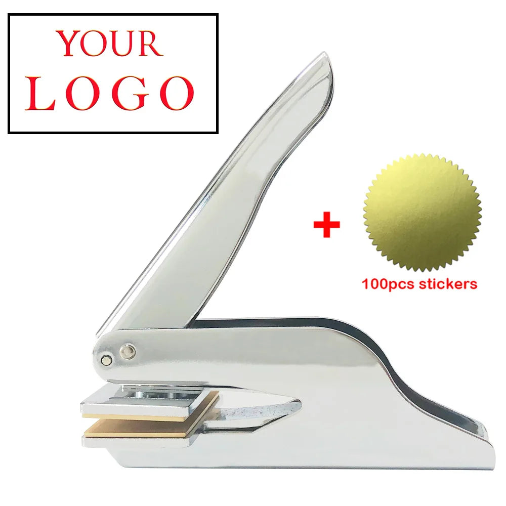 Embosser Stamp LOGO Customized Wedding Library Book Private Seals Customization Envelope Party Invitation Embossing Stamps DIY