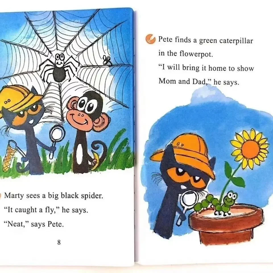 27 Books/set The Most Complete 27 Volumes, The Pete Cat Book English Picture Book, Pete The Cat I Can Read Free Audio