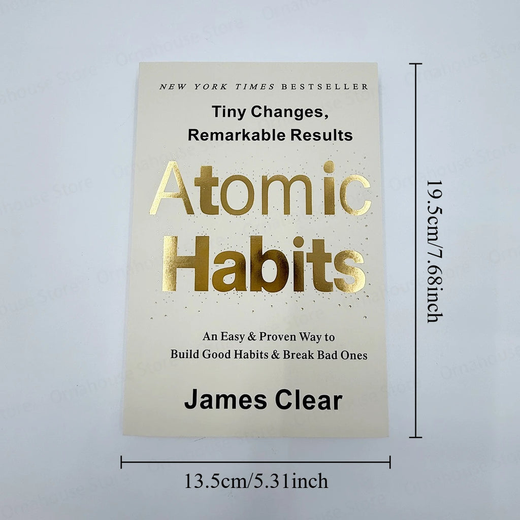 Atomic Habits By James Clear An Easy Proven Way Self-Management Self-Improvement Books Break The Habit of Break Bad Ones