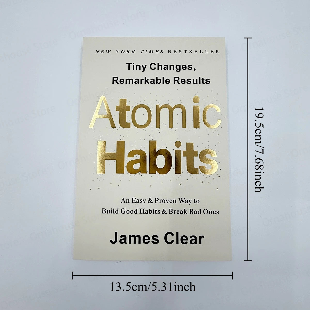 Atomic Habits By James Clear An Easy Proven Way Self-Management Self-Improvement Books Break The Habit of Break Bad Ones