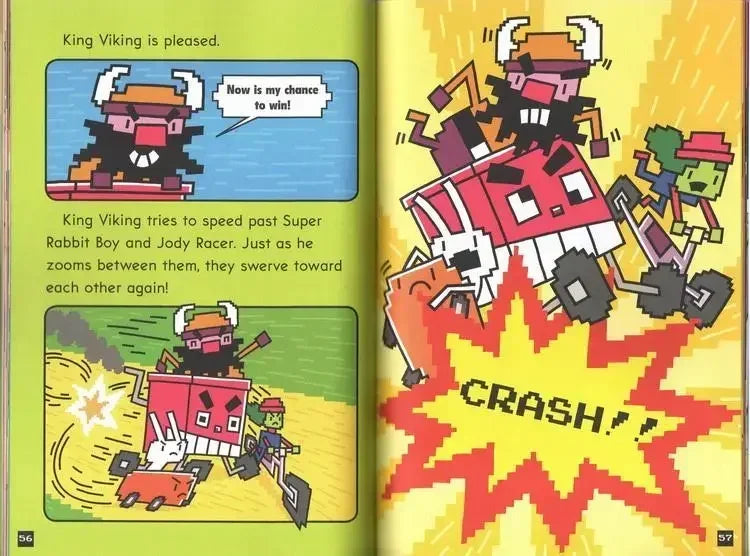 New 14 Books/set English Press Start!Super Rabbit Boy Reading Edition Scholastic Branches Children Cartoon for Kid Books