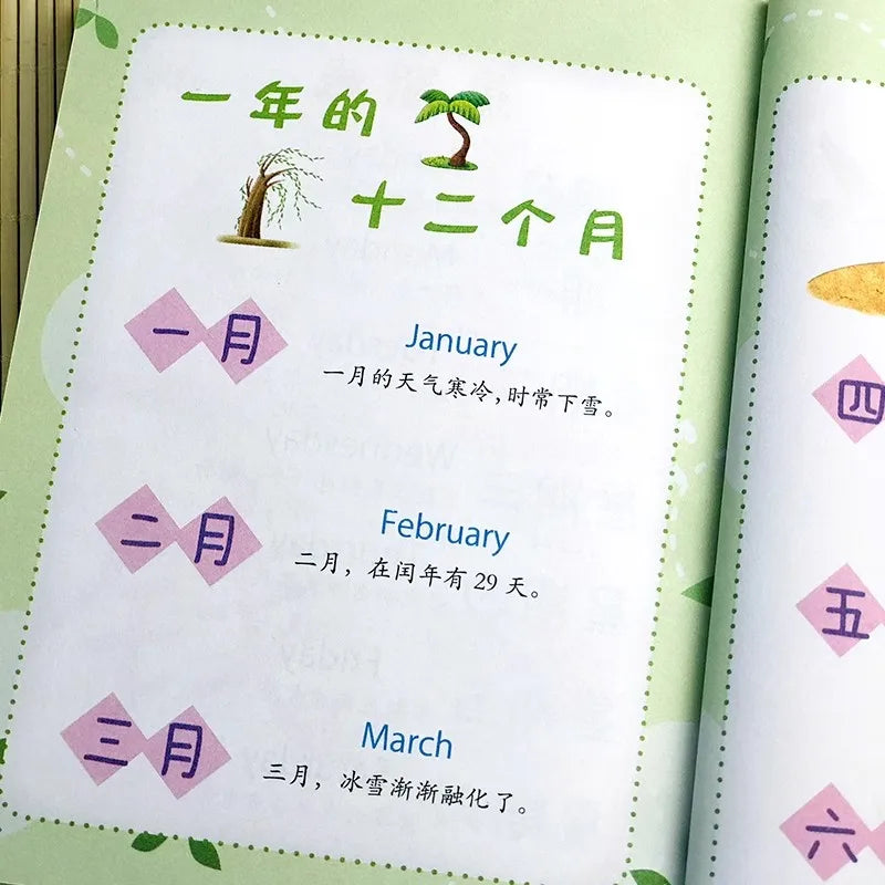 Preschool Essential 800 Word Book Chinese Characters Pinyin Stroke Picture Learning Chinese Books For Kids