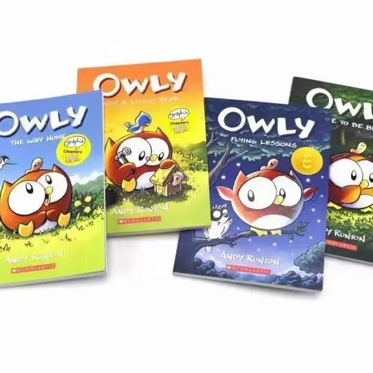 Big Eyed Owl Owly 4-volume set chapter bridge book English reading story picture book