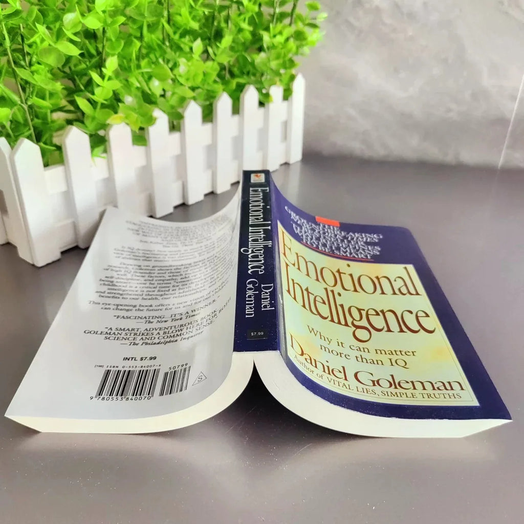 Emotional Intelligence by Daniel Goleman - Why EQ is More Important Than IQ for Success Leadership Relationships English Book