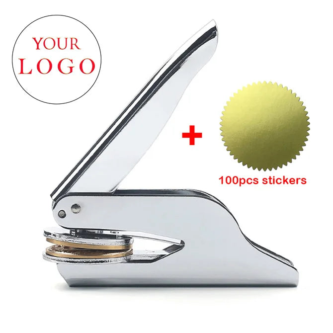 Embosser Stamp LOGO Customized Wedding Library Book Private Seals Customization Envelope Party Invitation Embossing Stamps DIY