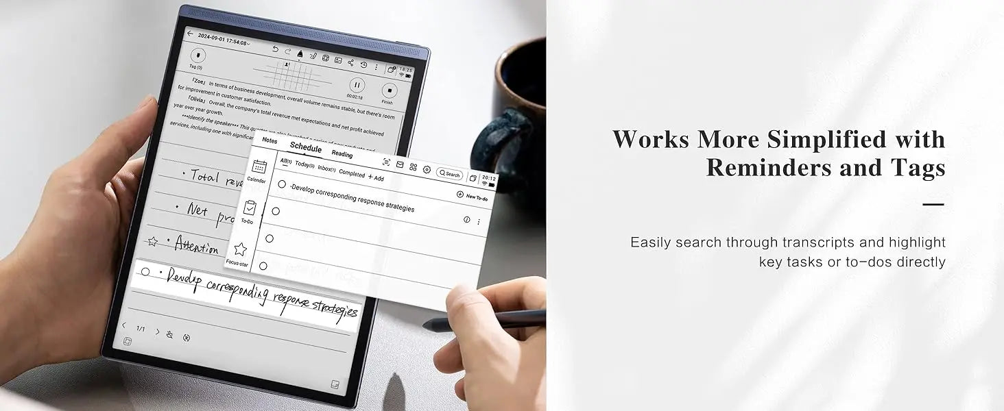iFLYTEK AINOTE Air 2 E Ink Tablet for Paper Tablet 8.2" Note Taking E Paper Tablet for Adults Premium