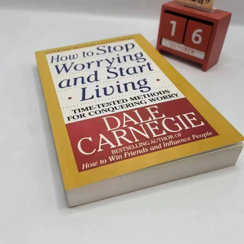 How to Stop Worrying and Start Living by Dale Carnegie - English Book for Stress Management & Overcoming Anxiety Self Help Guide