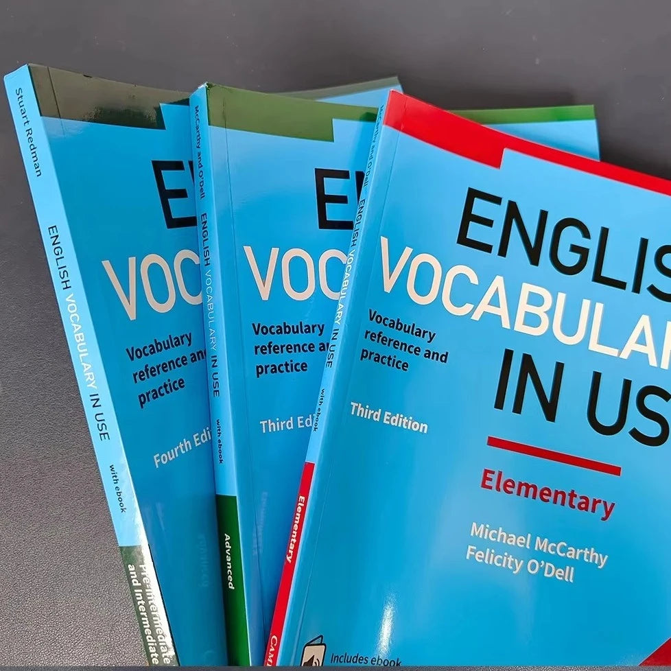 1 PC English Vocabulary In Use Collection Books English Test Preparation Professional Textbooks advanced intermediate elementary