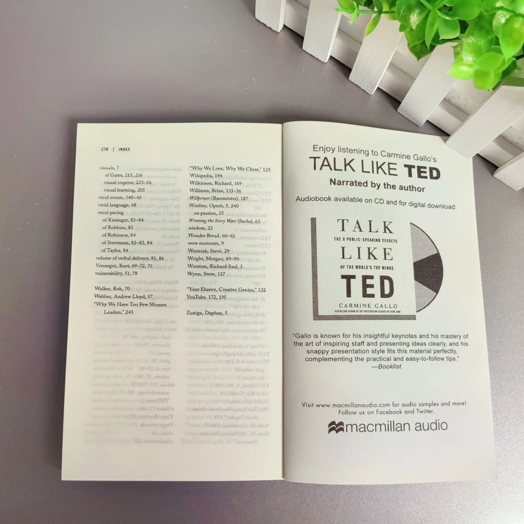 TALK LIKE TED By Carmine Gallo The 9 Public Speaking Secrets Self Improvement Speech Eloquence English Book