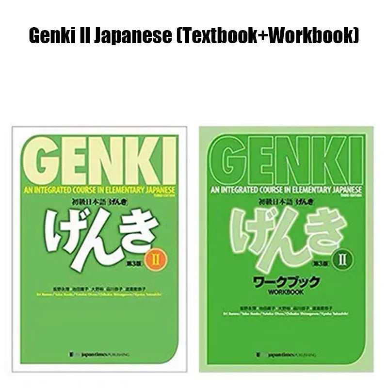 Genki 3rd Edition Learn Japanese Textbook Workbook Answer An Integrated Course in Elementary Japanese and English Book
