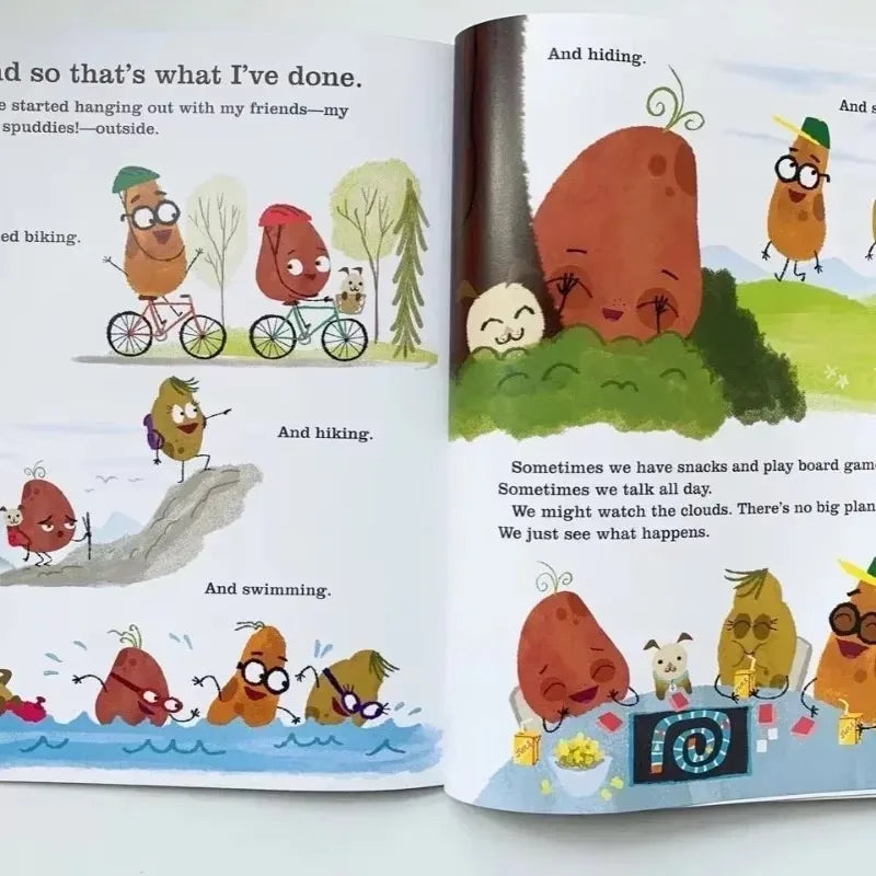 10books/set The Smart Cookie Bad Seed Good Egg Couch Potato Cool Bean English Picture Book Storybook Children  Reading Education