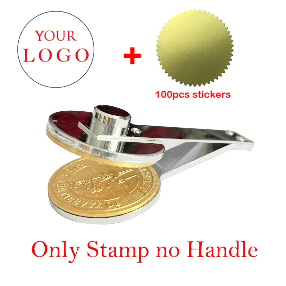 Embosser Stamp LOGO Customized Wedding Library Book Private Seals Customization Envelope Party Invitation Embossing Stamps DIY