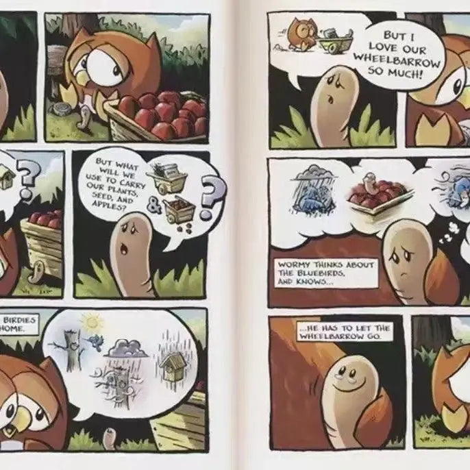 Big Eyed Owl Owly 4-volume set chapter bridge book English reading story picture book