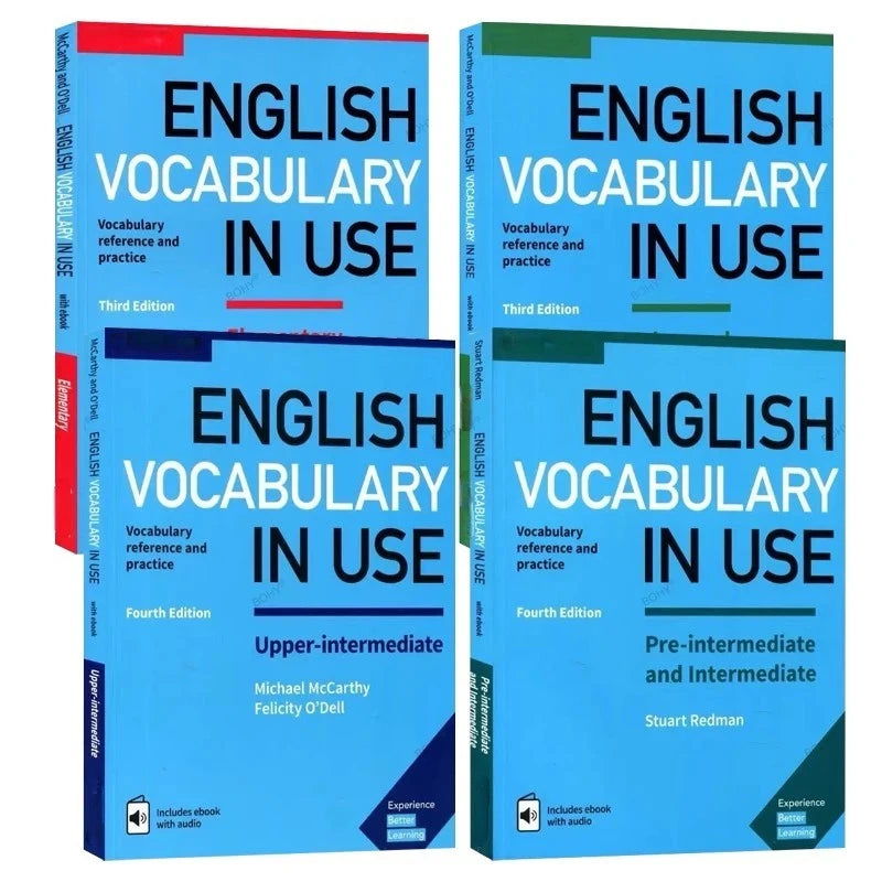 1 PC English Vocabulary In Use Collection Books English Test Preparation Professional Textbooks advanced intermediate elementary