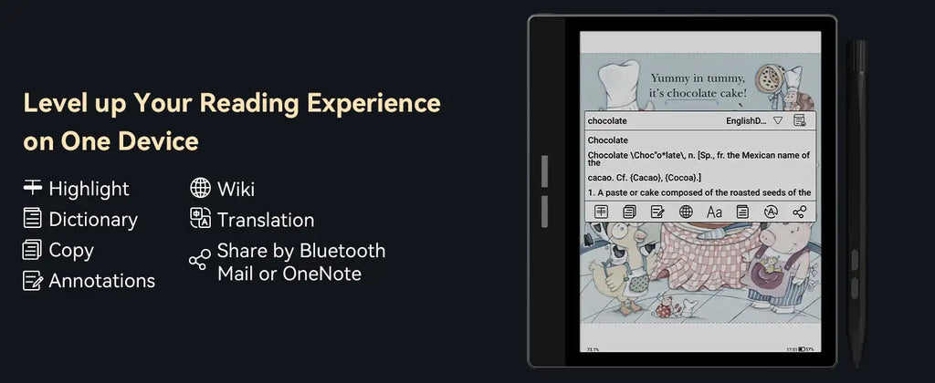 Bigme B751C 7-inch color eink screen e-book reader electronic paper book reading e Ink ebook ereader tablet